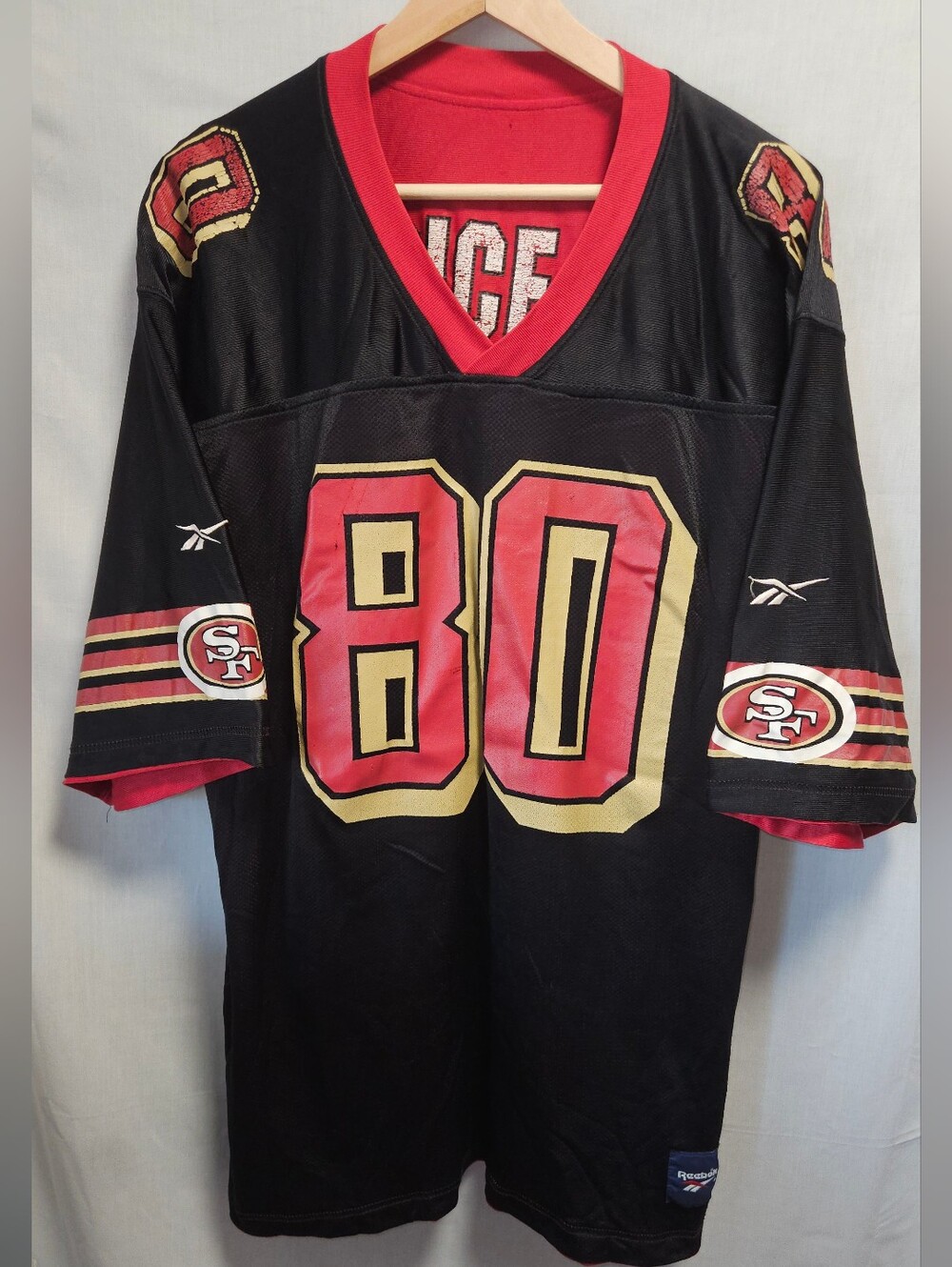 San Francisco 49ers Reebok Jerry Rice Reversable Jersey Rare sz XL 52